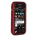 Amzer Rubberized Snap on Crystal Hard Case for Nokia N97 Mini,(Red)