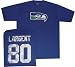 Seattle Seahawks Steve Largent Reebok Throwback Distressed Shirt