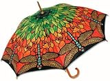 Tiffany Dragonfly Fine Art Full-Size Stick Umbrella