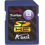A-Data Turbo 8GB SDHC Flash Memory Card