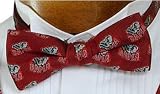 Alabama Bow Tie - University of Alabama Crimson Pre-Tied Bow Tie with BAMA Logo