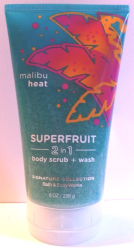Bath & Body Works Malibu Heat Superfruit 2 in 1 Body Scrub & Wash 8 Oz