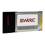 2WIRE 802.11g PC Card Wireless Adapter Model: CB-G-BR-05 P/N: 1000-100074-000