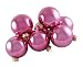 Club Pack of 16 Shiny Pink Ice Glass Ball Christmas Ornaments 3.25
