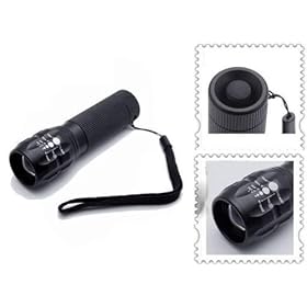  CREE Q5 LED Flashlight Torch - Super Bright!