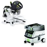 Festool PM561287 Kapex KS 120 Sliding Compound Miter Saw + CT MINI 2.6 Gallon Mobile Dust Extractor