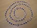 Swarovski Sapphire Crystal Moons & Stars Eyeglass Chain Holder