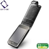 CAPDASE iPod touch 2nd & 3rd Generation Leather Case Flip Top 第２、第３世代 iPod touch 用 たて開き レザーケース WCIPT2-1E01の画像