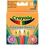 Crayola Half Length Coloured Pencils (12 Pack)