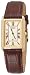 Seiko Men's Brown Leather Strap Watch #SXB850