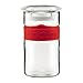 Bodum 11128-294 Presso, Storage Jar, 0.25 L, 8 Oz, Red