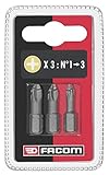 Facom プラスドライバービット 3個入り PH1 PH3 PH3 x 25mm  EP1.J3