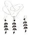 Pendant and Earrings Garnet Sterling Silver Jewelry