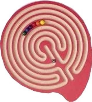 Mini-Balancierspiel Color-Line, rot