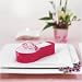 Asian Pink Brocade Slipper Boxes