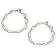 Silver Ankle Bracelet Pair Fine Body Jewelry for Women 10.25 inches (sanklt116)