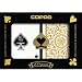 Copag 1546 Poker Size Standard Index Playing Cards (Black Gold)