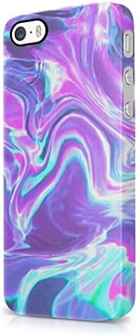 iPhone 5/5S case,Sailing Fashion Holographic Water Tie Dye Rainbow Colorful Pale Rad Indie Boho Tumblr Protective Antiskid Durable Hard Plastic Phone Case Cover for iPhone 5/5S