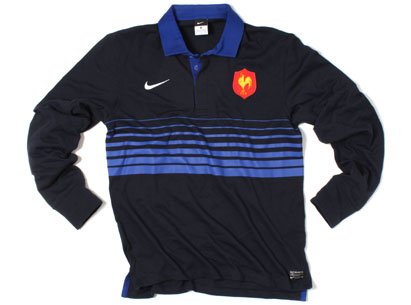 France Rugby Home Supporters Jersey 2011/12 - Long Sleeved - XL 46