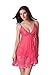 YISABELL Babydoll Lingerie Teddy Sexy Semi-Sheer Patchwork Sleepwear For Women