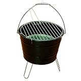 Eimergrill, Minigrill, Grilleimer mit Kohlen OGR02-Sch