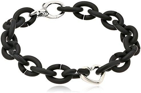 X Jewellery Sterling Silver Heart Charm Bracelet