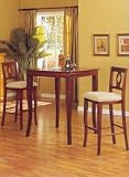 42inch Wood Bar Table Brown Finish
