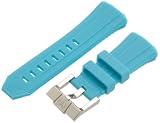 TechnoMarine S1453125L Cruise Long Size Lagoon Blue Silicone Strap Cruise 45mm Watch Strap