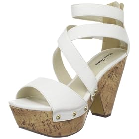 Michael Antonio Womens Globe Wedge Sandal