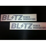 1 Pair of Blitz Racing Decal Sticker Black Size 9x1.7 by click2go
