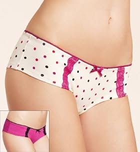 2 Pack Limited Collection Cotton Rich Low Rise Bow Shorts