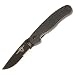 Ontario Knife Ontario Rat Series, Folding Knife with 3.25" Black Stainless Steel 1/2 Serrated Blade, & Black Nylon Handle, Overall Length 8.620".