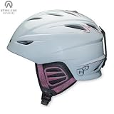 : Giro Fuse Snow Helmet White/Cranberry (Small)