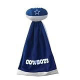 Dallas Cowboys Plush NFL Football with Attached Security Blanket by Coed Sportswear