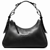 Dooney Bourke Pebble Leather Large Hobo Shoulder Bag Black