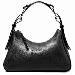 Dooney Bourke Pebble Leather Large Hobo Shoulder Bag Black