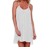 White Sheer Gauzelike Lightweight Dress Cover-Up