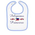 Filipino Princess Flag Infants Bib