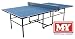 PROFESSIONAL FULL SIZE TOURNAMENT BLUE INDOOR FOLDING TABLE TENNIS TABLE