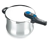 Fagor Rapid Xpress 8 - Olla rápida de 8L con salida de vapor en vertical, cierre automático