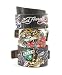 Ed Hardy Leather Signature Tattoo Wrist Cuffs Tiger ONE SIZE