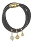 PILGRIM 611-912 Armband, Leder, gold