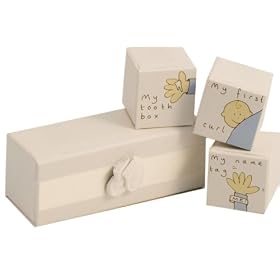Kitted Out My Christening Tooth, Curl And Nametag Set (Blue)