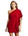 Allen Schwartz Prive Women’s One Shoulder Flutter Sleeve Dress