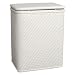 Redmon For Kids Infant And Toddler Wicker Hamper with Vinyl Lid, White