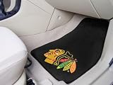 Chicago Blackhawks 2-pc Printed Carpet Car Mat Set