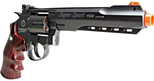 wg co2 powered air soft gun full metal revolver airsoft pistol gun 380 fps new(Airsoft Gun)