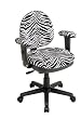 Contemporary Swivel Chair with Flex Back and Adjustable Padded Arms By Office Star