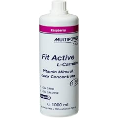 MULTIPOWER Mineral-Concentrates Fit Active Konz. + L-Carnitine, Himbeer, 1l