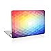 Unik Case Rainbow Gradient Ombre Triangular Galore Graphic Ultra Slim Light Weight Matte Rubberized Hard Case Cover for Macbook Air 13